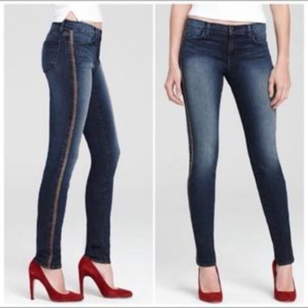 J. Brand Kacie Wicked Tux Stripe Jeans